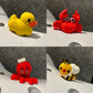 3D bee octopus crab duck flower and More Shoe Charms Best Quality JuliesDecalDesign