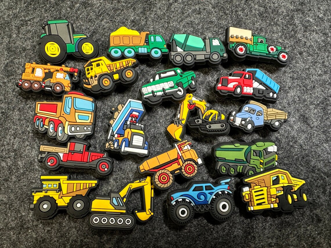 Concrete machine Construction Machine Vehicle Road Pile Driver Design shoe charms Best Quality