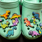 Cartoon Dinosaurs cute positive and more shoe charms
