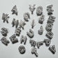 Bling Bling Silver Metal Design Alphabet Letter Shoe Charms Best Quality