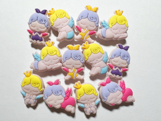 Cute angel baby Design babyshower Theme Shoe Charms Best Quality JuliesDecalDesign
