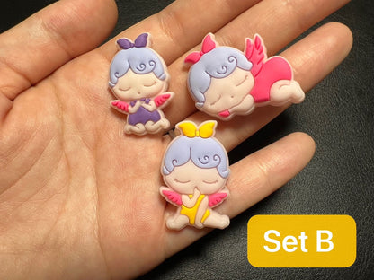 Baby Shower Cute baby angel Design Theme Shoe Charms Best Quality JuliesDecalDesign