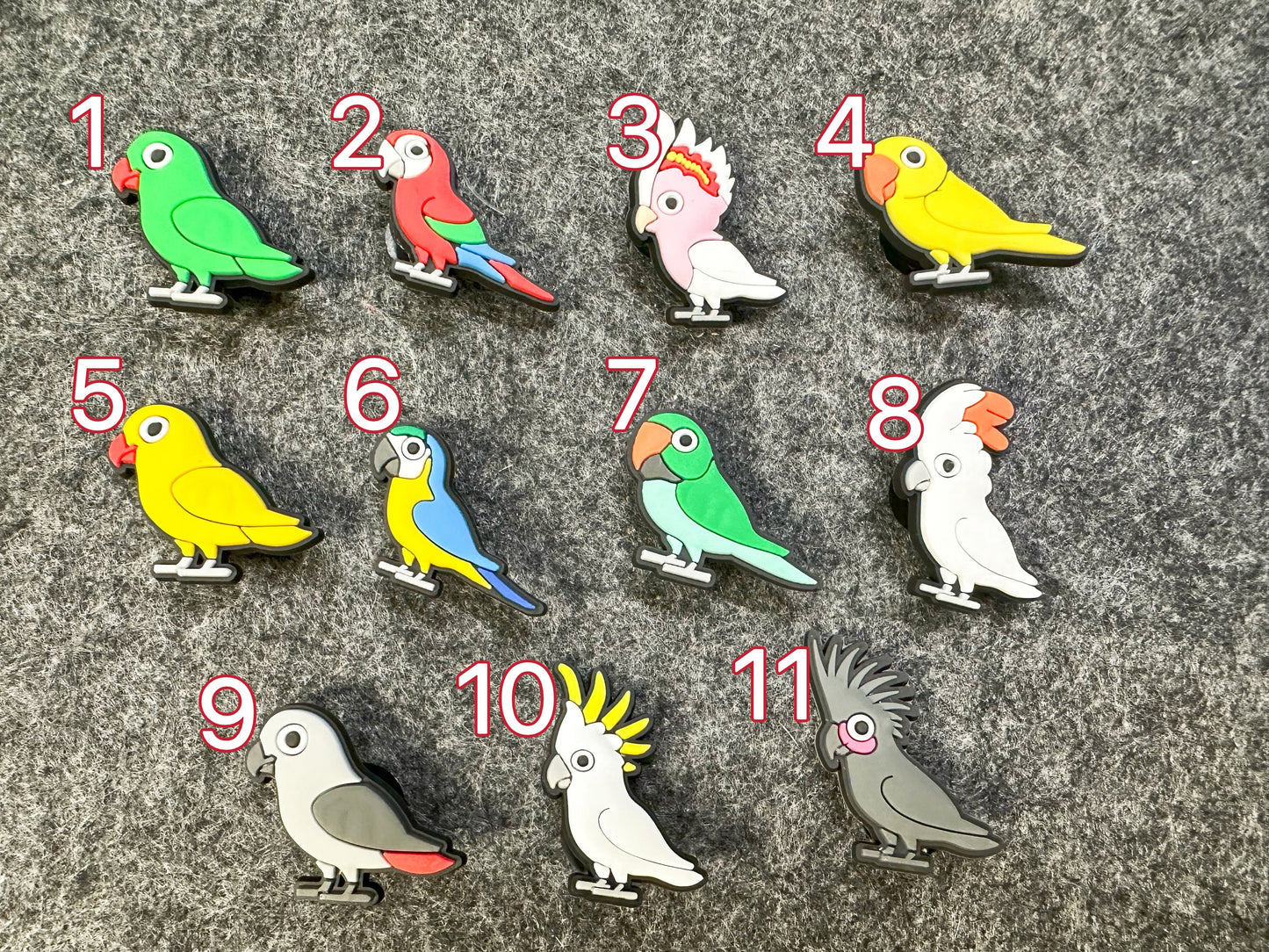 Birds Theme Fancy shoe charms and more