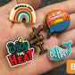 Hot Summer Theme Fancy shoe charms Vacation beach sand surfing and more