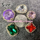 Bling Bling multishapes Metal GEM Rhinestones Shoe charms Unique Special