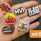 Basketball Sports Lover MVP  Slam dunk Design Theme Shoe Charms
