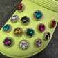 Bling Bling Small Round Metal GEM Rhinestones Shoe charms Unique Special