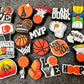 Basketball Sports Lover MVP  Slam dunk Design Theme Shoe Charms