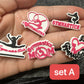 I Love Gymnastics theme gymnast shoe charms