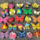 Garden Insects Bumble Bees Dragonfly Butterfly Ladybug Design Theme Shoe Charms