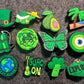 Green Theme Fancy shoe charms planet avocado broccoli hat coconut tree and more
