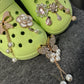 Bling Bling Fancy Metal GEM Rhinestone Flowers and butterflies with drops Shoes Charms silver/golden for DIY Unique Special Shoes