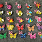 Garden Insects Bumble Bees Dragonfly Butterfly Ladybug Design Theme Shoe Charms