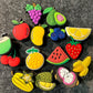 Yummy Fruits Design Theme Apple Banana Strawberry Cherry Blueberry Watermelon Avocado and more shoe charms