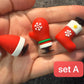 3D Christmas Theme Shoe Charms High-Quality JuliesDecalDesign