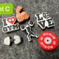Gym Workout Exercise Fitness theme shoe charms