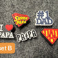 I love Dad PAPA Father's Day Gifts shoe charms