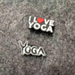 YOGA I love yoga Gym Work out Exercise theme shoe charms