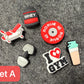 Gym Workout Exercise Fitness theme shoe charms