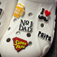 I love Dad PAPA Father's Day Gifts shoe charms