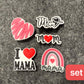 I love MOM MAMA Mother's Day Gifts Mom and baby shoe charms