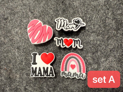 I love MOM MAMA Mother's Day Gifts Mom and baby shoe charms
