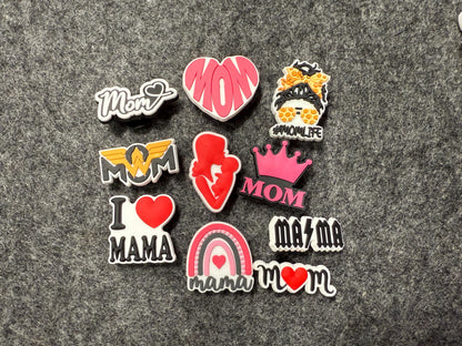 I love MOM MAMA Mother's Day Gifts Mom and baby shoe charms