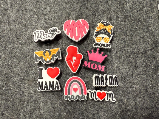 I love MOM MAMA Mother's Day Gifts Mom and baby shoe charms