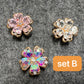 Fancy Metal GEM Rhinestone Flowers Cat Butterfly and more Shoes Charms for DIY Unique Special Shoes