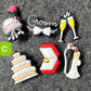 Wedding Bride and Groom Design Marriage Theme Shoe Charms Best Quality JuliesDecalDesign