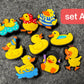 Cute Yellow Duck Rubber Duck Theme Fancy shoe charms
