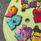 Sesame street character Cute fluffy Muppets and more theme shoe charms