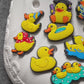 Cute Yellow Duck Rubber Duck Theme Fancy shoe charms