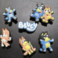 Bluey Bingo character and more shoe charms