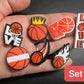 Basketball Sports Lover Design Theme Shoe Charms Best Quality JuliesDecalDesign