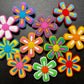 Colorful Flowers Design Theme different sizes Shoe Charms Best Quality JuliesDecalDesign
