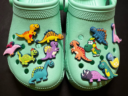 Cartoon Cute Dinosaurs shoe charms