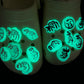 Dinosaur Skeleton Glow In the Dark Dinosaur Design Shoe Charms Best Quality JuliesDecalDesign