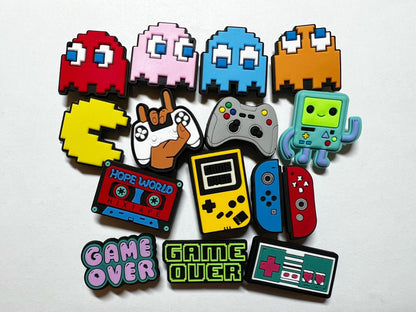 GAME gamepad  game console shoe charms