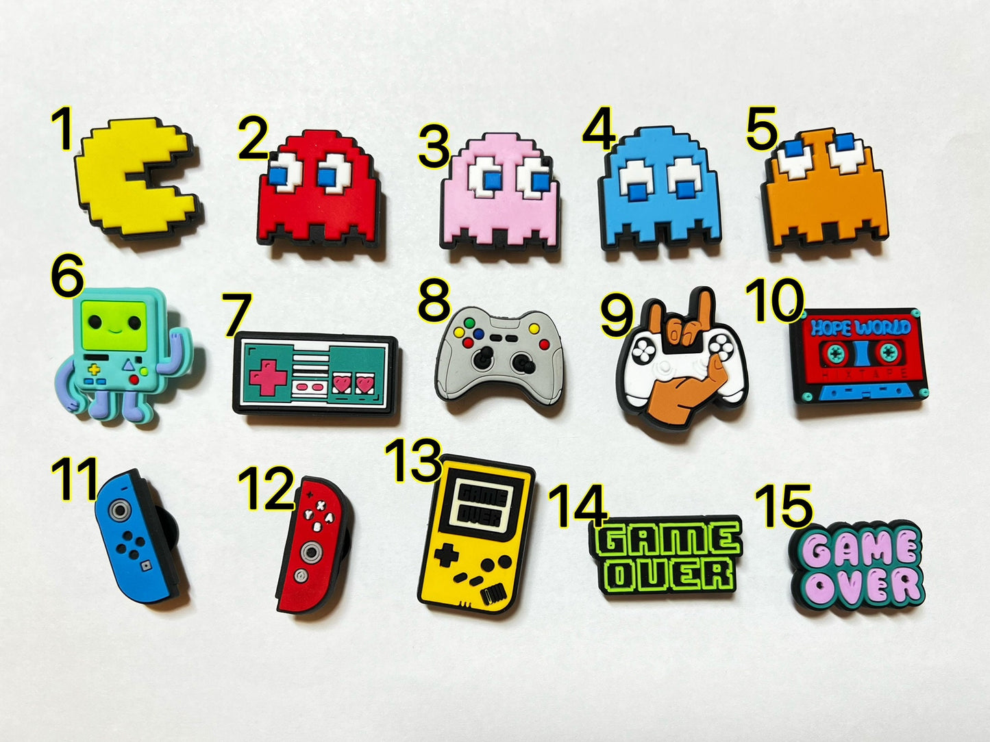 GAME gamepad  game console shoe charms