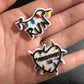 Friends don't lie RUN Classic Lines Design Shoe Charms