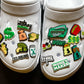 Money dollar sign money make dice cash shoe charms