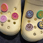 Colorful Smile Face UPUPUP Design Theme Shoe Charms Best Quality JuliesDecalDesign