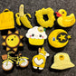 Brighten yellow Theme Fancy shoe charms sunshine smiling face and more