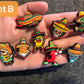 Mexican Hispanic Latino shoe charms taco lemon chilly sauce guitar pepper