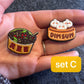 Yummy Food Design Theme Fast food sweet food Japanese food Chinese food and more shoe charms