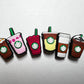 Bubble tea Boba tea Coffee and more drinks shoe charms