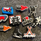 Hockey theme I love Hockey ice skating shoe charms