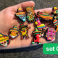 Mexican Hispanic Latino shoe charms taco lemon chilly sauce guitar pepper
