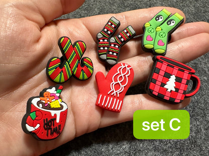 Adornos para zapatos con tema navideño JuliesDecalDesign de alta calidad